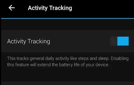 Activity tracking